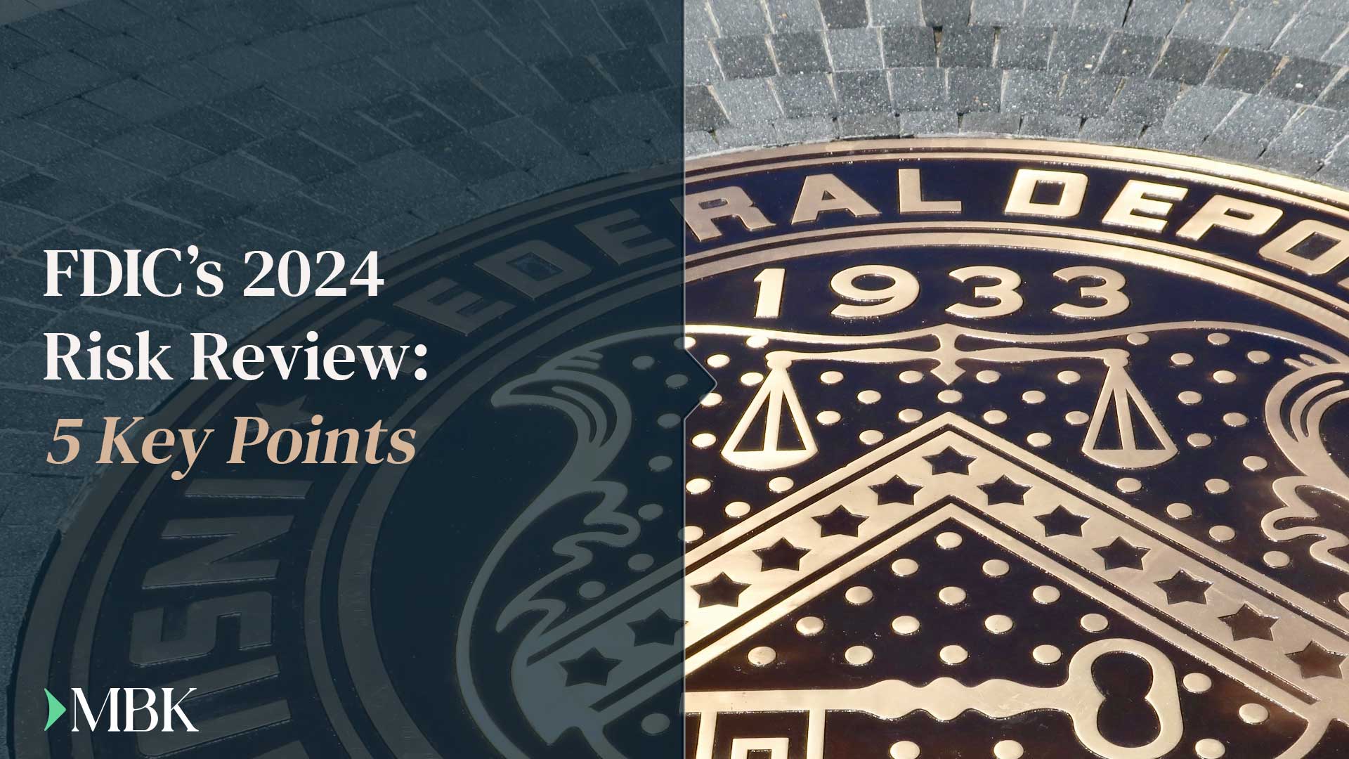 FDIC Releases 2024 Risk Review 5 Key Points MBK Search